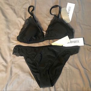 Rodarte for Target • black lace bathing suit